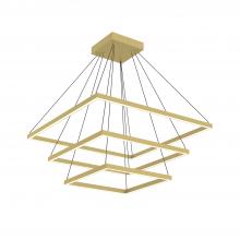 Kuzco Lighting Inc CH88332-BG - Piazza 32-in Brushed Gold LED Chandeliers