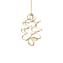 Kuzco Lighting Inc CH93934-AN - Synergy 34-in Antique Brass LED Chandeliers