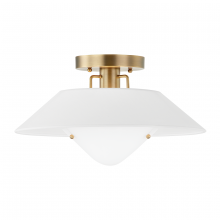 Troy C8416-PBR - 1 LIGHT FLUSH MOUNT