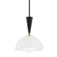 Troy F1512-PBR/SBK - 1 LIGHT PENDANT
