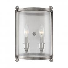 Hudson Valley 1302-PN - 2 LIGHT WALL SCONCE