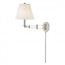 Hudson Valley 9321-PN - 1 LIGHT WALL SCONCE WITH PLUG