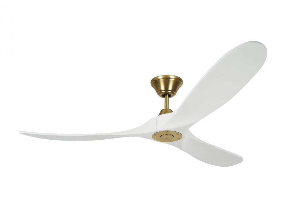 Maverick 60 - Matte White w Burnished Brass