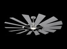 Visual Comfort & Co. Fan Collection 14PRR62BSD - Prairie 62 LED - Brushed Steel
