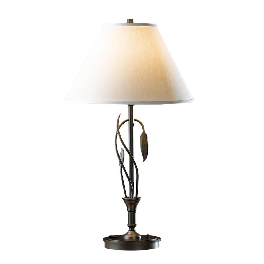 Forged Leaves and Vase Table Lamp