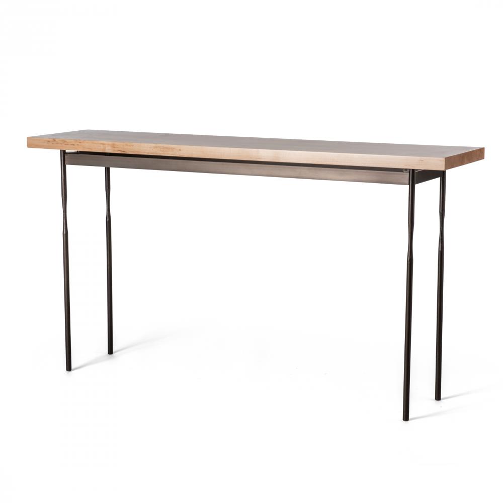 Senza Wood Top Console Table