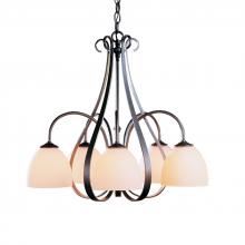 Hubbardton Forge 101445-SKT-05-GG0001 - Sweeping Taper 5 Arm Chandelier