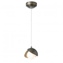 Hubbardton Forge 161183-SKT-STND-05-05-GG0711 - Brooklyn Double Shade Low Voltage Mini Pendant