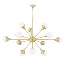Mitzi by Hudson Valley Lighting H375812-AGB - Ariana Chandelier