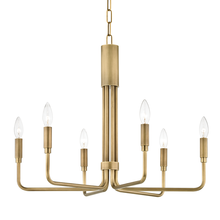 Mitzi by Hudson Valley Lighting H261806-AGB - 6 Light Small Pendant