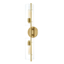 Mitzi by Hudson Valley Lighting H326102-AGB - Ariel Wall Sconce