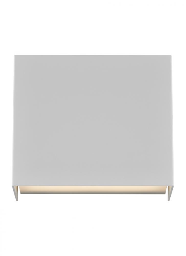 Modern Brompton dimmable LED Small Wall Sconce Light in a Matte White finish
