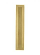 Visual Comfort & Co. Modern Collection 700OWASP93026DNBUNVS - Aspen Contemporary dimmable LED 26 Outdoor Wall Sconce Light outdoor in a Natural Brass/Gold Colored