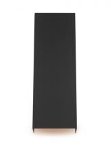 Visual Comfort & Co. Modern Collection 700WSBMT17B-LED930 - Modern Brompton dimmable LED Large Wall Sconce Light in a Nightshade Black finish
