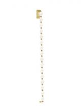 Visual Comfort & Co. Modern Collection 700WSCLR53NB-LED927 - Modern Collier dimmable LED 53 Wall Sconce Light in a Natural Brass/Gold Colored finish