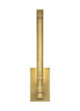 Visual Comfort & Co. Modern Collection 700BCKAL13NB-LED930 - Modern Kal dimmable LED Small Sconce Light in a Natural Brass/Gold Colored finish