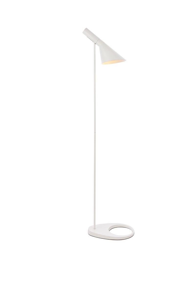 Juniper 1 light white floor lamp