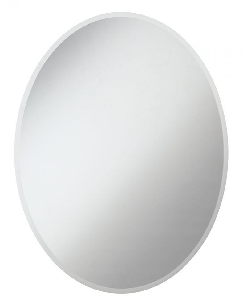 Modern 36 In. Contemporary Mirror in Clear