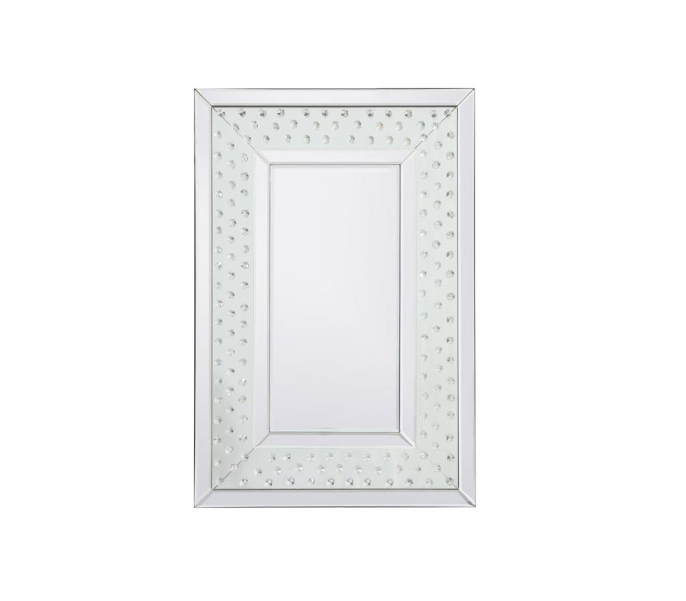 Sparkle Collection Crystal Mirror 20x30 Inch