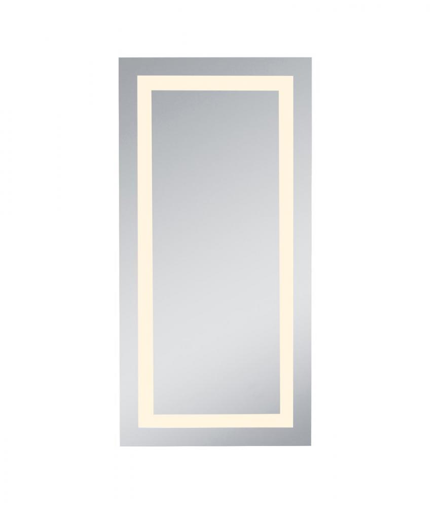 LED Hardwired Mirror Rectangle W20h40 Dimmable 3000k