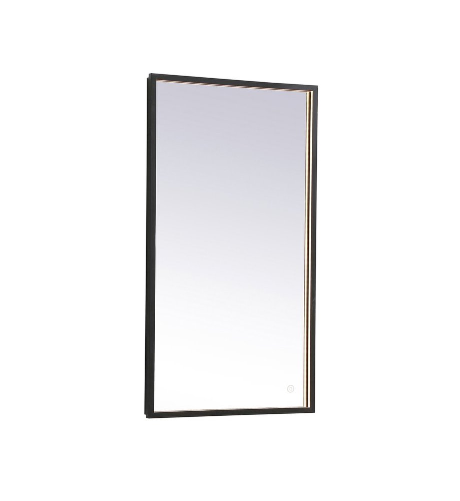 Pier 18x36 Inch LED Mirror with Adjustable Color Temperature 3000k/4200k/6400k in Black