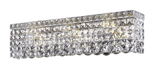 Elegant V2033W26C/RC - Maxime 6 light Chrome Wall Sconce Clear Royal Cut Crystal