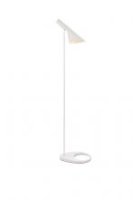 Elegant LD2365WH - Juniper 1 light white floor lamp