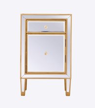 Elegant MF72035G - End table 1 drawer 18in. W x 13in. D x 29in. H in gold