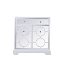 Elegant MF81002WH - 32 in. mirrored cabinet in white