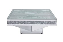 Elegant MF92043 - 39 in. crystal mirrored coffee table