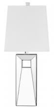 Elegant ML9305 - Sparkle Collection 1-light Silver Finish Table Lamp