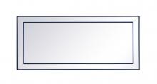 Elegant MR33272BL - Iris beaded Mirror 72 x 32 inch in Blue