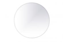 Elegant MR401942 - Gracin Round Mirror 42 Inch Clear