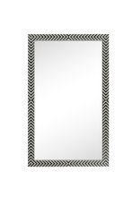 Elegant MR53660 - Rectangular Mirror 60x36 inch in Chevron