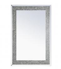 Elegant MR9173 - 31.5 Inch Rectangle Crystal Mirror in Clear Finish