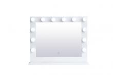 Elegant MRE33226WH - Brenda 32 inch by 26 inch plug in LED 5000K Mirror in White