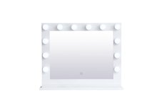 Elegant MRE33226WH - Brenda 32 inch by 26 inch plug in LED 5000K mirror in white