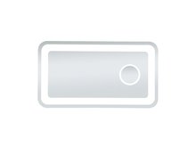 Elegant MRE52036 - Lux 20in x 36in Hardwired LED mirror with magnifier and color changing temperature 30