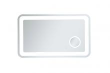 Elegant MRE52440 - Lux 24in X 40in Hardwired LED Mirror With Magnifier and Color Changing Temp 3000k/4200k/6000k