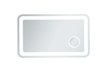 Elegant MRE52440 - Lux 24in x 40in Hardwired LED mirror with magnifier and color changing temperature 30