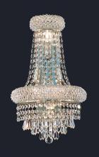 Elegant V1802W12SC/RC - Primo 4 Light Chrome Wall Sconce Clear Royal Cut Crystal
