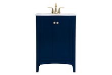 Elegant VF-2003BL - 24 inch bathroom vanity in Blue