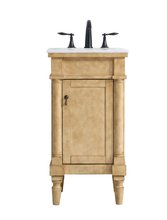 Elegant VF13018AB - 18 inch Single Bathroom Vanity in Antique Beige