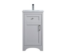 Elegant VF17018GR - 18 inch Single Bathroom Vanity in Grey