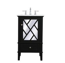 Elegant VF30221BK - 21 In.Single Bathroom Vanity Set In Black