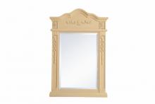 Elegant VM32436LT - Wood frame Mirror 24 inch x 36 inch in Light Antique Beige