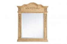 Elegant VM32836AB - Wood frame Mirror 28 inch x 36 inch in Antique Beige