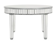 Elegant MF6-1008S - Round Dining Table 48 in. x 30 in. in silver paint