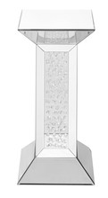 Elegant MF91015 - 12 inch Crystal End Table in Clear Mirror Finish
