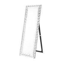 Elegant MR9124 - Sparkle 22 in. Contemporary Standing Full length Mirror in Clear